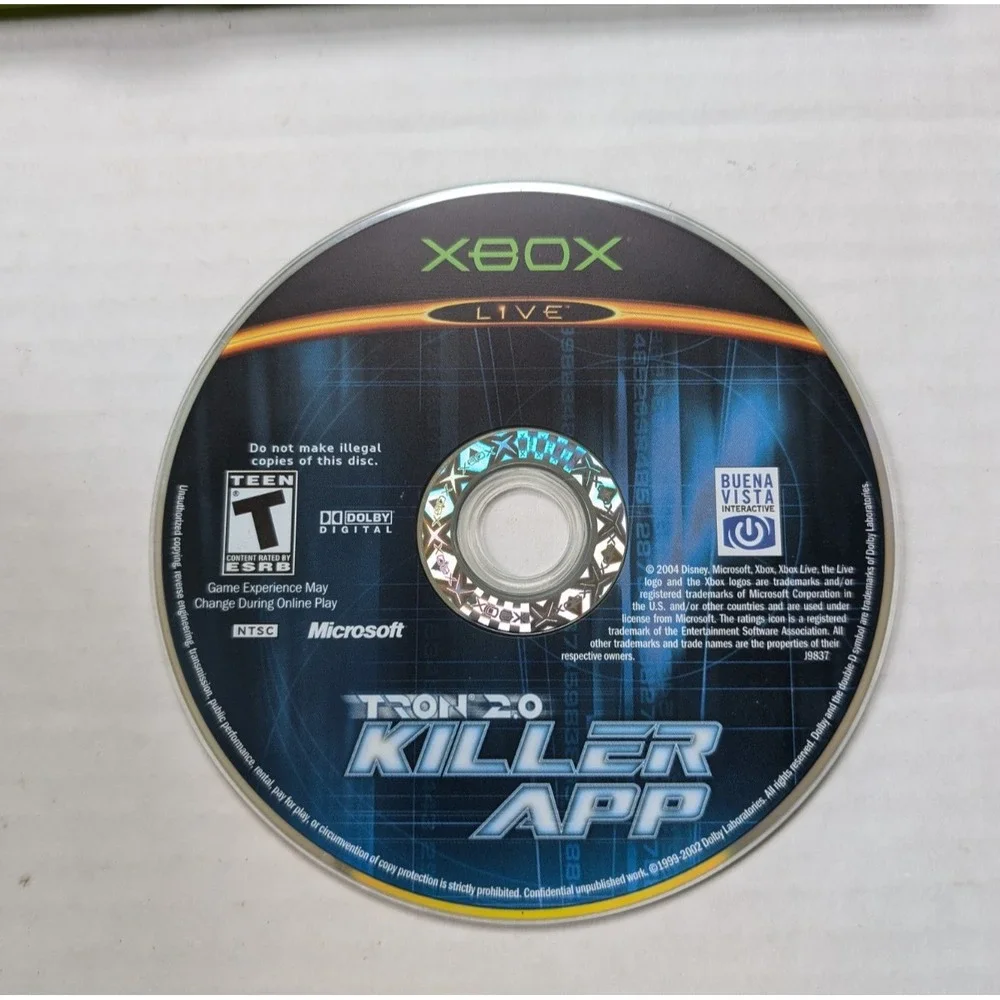 Tron 2.0 Killer App Complete Microsoft Xbox 2004 CIB Tested
